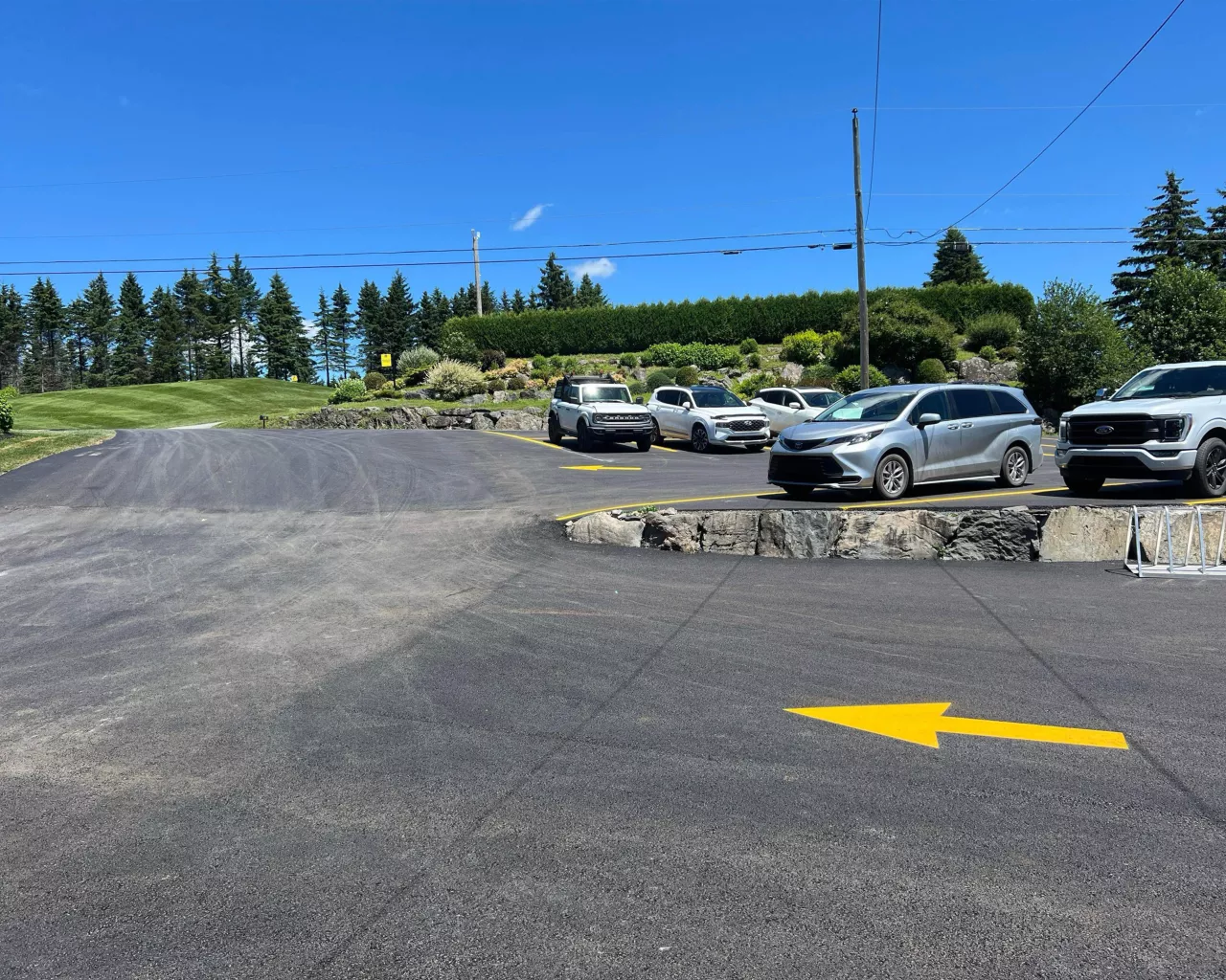 Golf du Lac Poulin - Stationnement - Après les améliorations