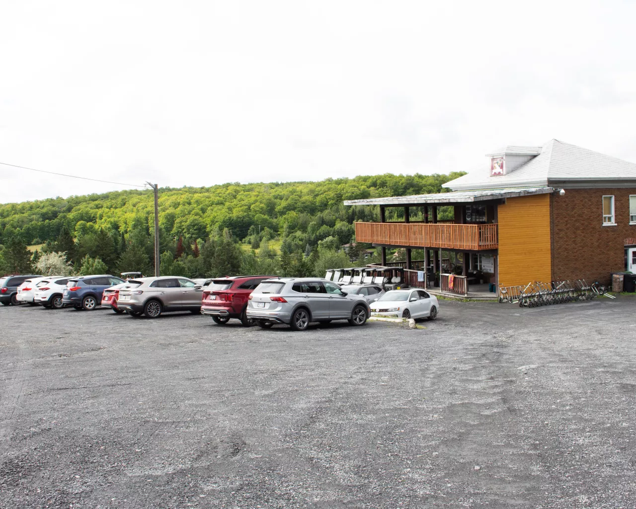 Golf du Lac Poulin - Stationnement - Avant les améliorations